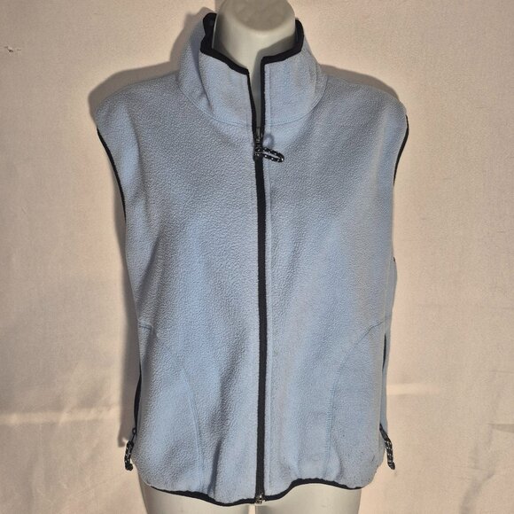 ADIRONDACK TRADING CO. Reversable weatherproof vest Blue, zippered, small - Picture 3 of 16